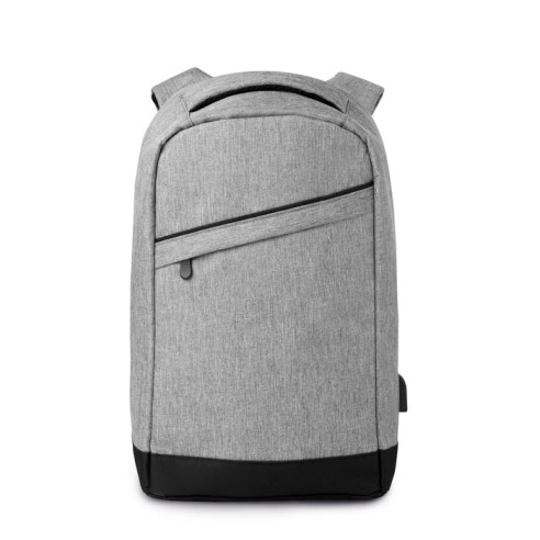 2 tone backpack incl USB plug BERLIN