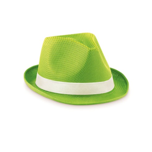 Coloured polyester hat WOOGIE