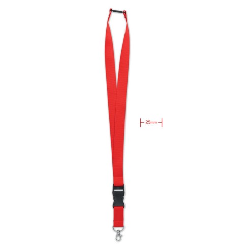 Lanyard 25mm con mosquetón WIDE LANY