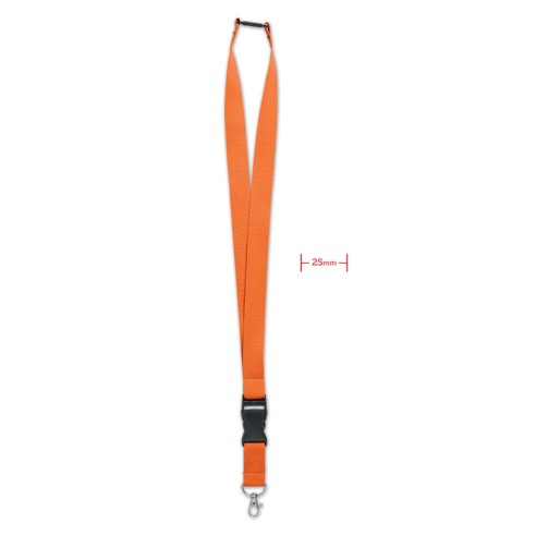 Lanyard 25mm con mosquetón WIDE LANY