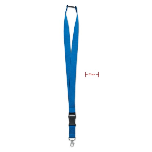 Lanyard with metal hook 25mm WIDE LANY