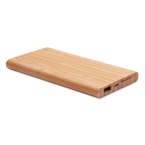 Wireless power bank in bamboo ARENA