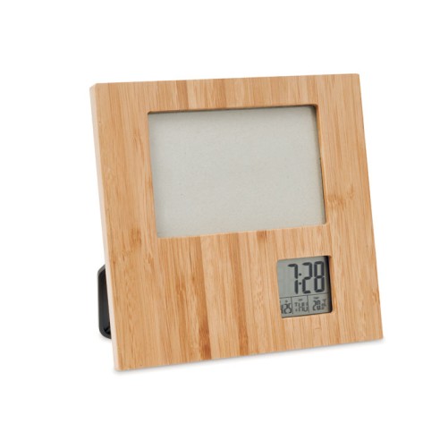 Photo frame with weather statio ZENFRAME