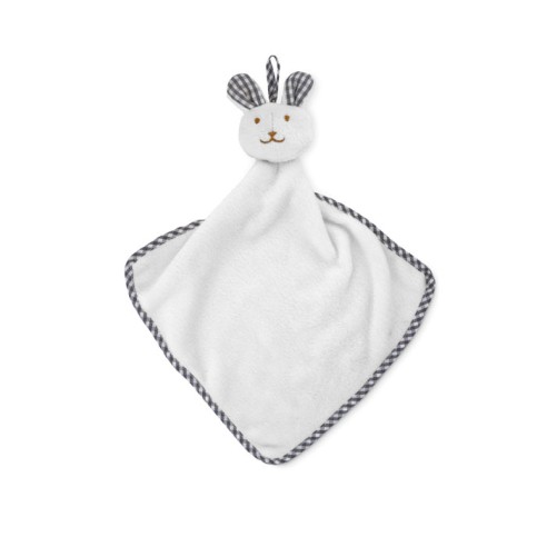 Plush rabbit design baby towel HUG ME