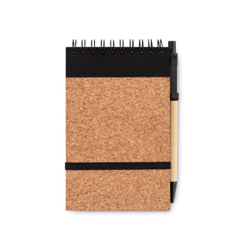 A6 Cork notepad with pen SONORACORK