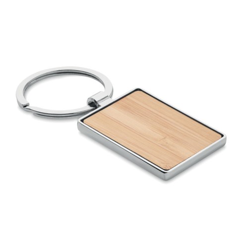 Rectangular key ring bamboo BENDIGO